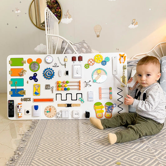 ✨LARGE Busy board for baby with Montessori Sensory activity parts 100*50 cm