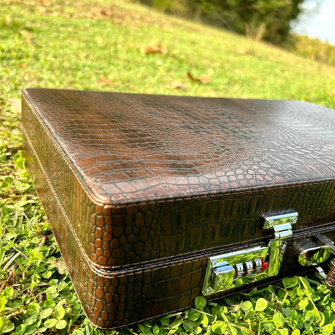 ✨Personalized Leather Backgammon Set, Handmade Backgammon